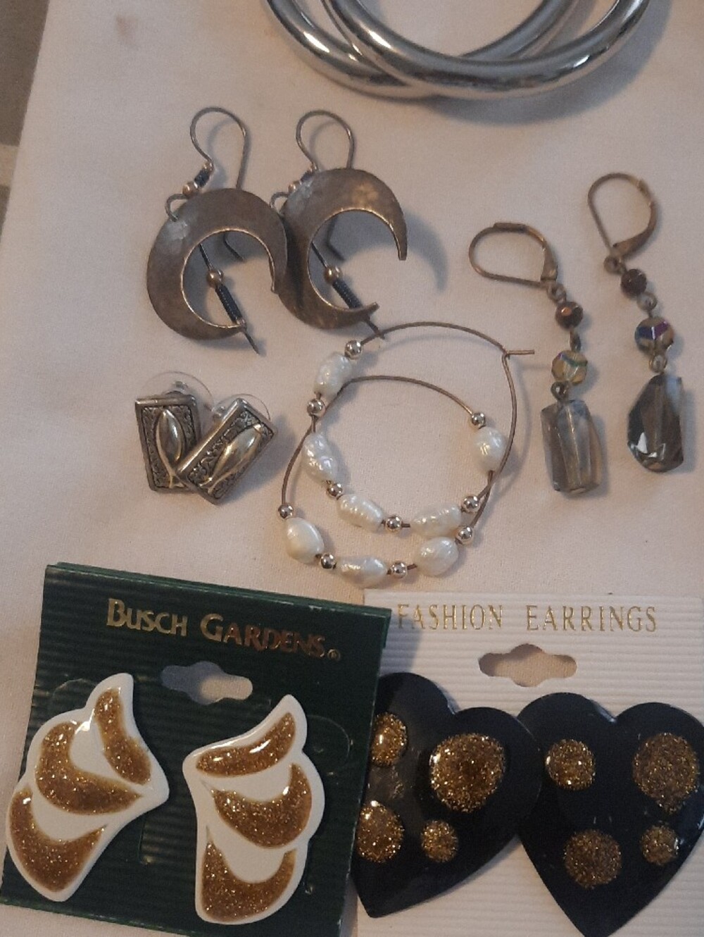 Mixed Women’s Fashion Earring Set - Silver, Black, Blue, Gold, Green - Picture 5 of 8